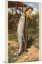 Giant Fish Caught at Corpus Christi, Texas-null-Mounted Art Print