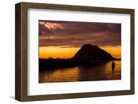 Giant Fox Bat Migration, Near Flores Island, Indonesia, Southeast Asia, Asia-Laura Grier-Framed Photographic Print