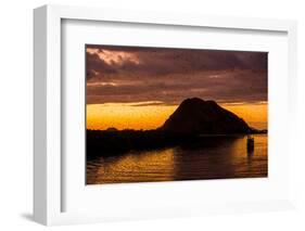 Giant Fox Bat Migration, Near Flores Island, Indonesia, Southeast Asia, Asia-Laura Grier-Framed Photographic Print