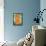 Giant Glass of Orange Juice-null-Framed Stretched Canvas displayed on a wall