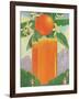 Giant Glass of Orange Juice-null-Framed Art Print