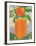 Giant Glass of Orange Juice-null-Framed Art Print