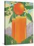 Giant Glass of Orange Juice-null-Stretched Canvas