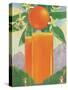 Giant Glasses of Orange Juice-null-Stretched Canvas