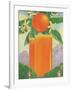 Giant Glasses of Orange Juice-null-Framed Giclee Print