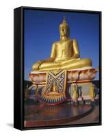 Giant Golden Buddha, Koh Samui, Thailand, Asia-Dominic Webster-Framed Stretched Canvas