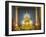 Giant Golden Statue of the Buddha, Wat Benchamabophit (Marble Temple), Bangkok, Thailand-Angelo Cavalli-Framed Photographic Print