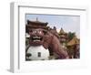 Giant Guardian, Wenwu Temple, Sun Moon Lake, Nantou County, Taiwan-Christian Kober-Framed Photographic Print