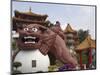 Giant Guardian, Wenwu Temple, Sun Moon Lake, Nantou County, Taiwan-Christian Kober-Mounted Photographic Print