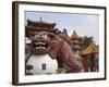 Giant Guardian, Wenwu Temple, Sun Moon Lake, Nantou County, Taiwan-Christian Kober-Framed Photographic Print