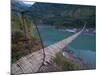 Giant Hanging Bridge Above the Siang River, Arunachal Pradesh, Northeast India, India, Asia-Michael Runkel-Mounted Photographic Print