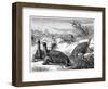 Giant Land Tortoises of the Galapagos Islands, 1884-null-Framed Premium Giclee Print