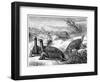 Giant Land Tortoises of the Galapagos Islands, 1884-null-Framed Giclee Print