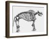 Giant Mastodon Skeleton, 1830-null-Framed Giclee Print