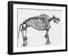 Giant Mastodon Skeleton, 1830-null-Framed Giclee Print