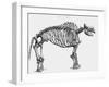 Giant Mastodon Skeleton, 1830-null-Framed Giclee Print