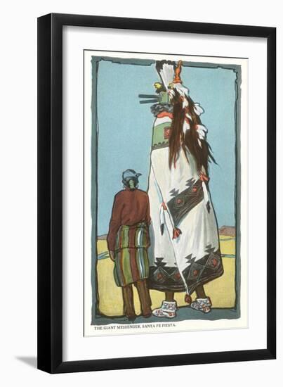 Giant Messenger-null-Framed Art Print