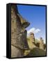 Giant Monolithic Stone Moai Statues at Rano Raraku, Rapa Nui, Chile-Gavin Hellier-Framed Stretched Canvas