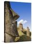 Giant Monolithic Stone Moai Statues at Rano Raraku, Rapa Nui, Chile-Gavin Hellier-Stretched Canvas