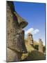 Giant Monolithic Stone Moai Statues at Rano Raraku, Rapa Nui, Chile-Gavin Hellier-Mounted Photographic Print