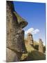 Giant Monolithic Stone Moai Statues at Rano Raraku, Rapa Nui, Chile-Gavin Hellier-Mounted Photographic Print