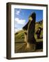 Giant Monolithic Stone Moai Statues at Rano Raraku, Rapa Nui, Chile-Gavin Hellier-Framed Photographic Print