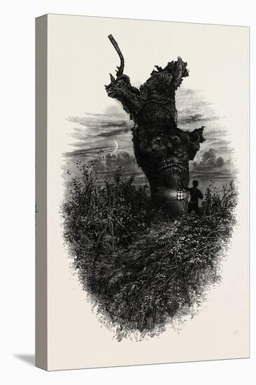 Giant Oak Near Cranbourne Tower, the Forest Scenery Of19th Century-null-Stretched Canvas