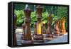 Giant Outdoors Chess Set Photo Poster-null-Framed Stretched Canvas