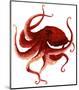 Giant Pacific Octopus - Red-Jeannine Saylor-Mounted Art Print