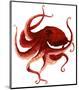 Giant Pacific Octopus - Red-Jeannine Saylor-Mounted Art Print