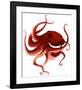 Giant Pacific Octopus - Red-Jeannine Saylor-Framed Art Print