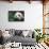 Giant Panda by Bamboo Plant-DLILLC-Framed Stretched Canvas displayed on a wall