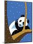 Giant Panda Sleeping In Treee-Ron Magnes-Mounted Giclee Print