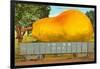 Giant Pear in Rail Car-null-Framed Art Print