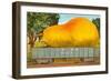 Giant Pear in Rail Car-null-Framed Art Print