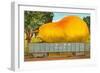 Giant Pear in Rail Car-null-Framed Art Print