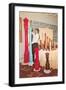 Giant Pepper Mills, Retro-null-Framed Art Print