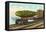 Giant Pickle on Flatbed-null-Framed Stretched Canvas