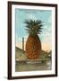 Giant Pineapple on Flatbed, Honolulu, Hawaii-null-Framed Art Print