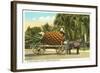 Giant Pineapple on Wagon, Florida-null-Framed Art Print