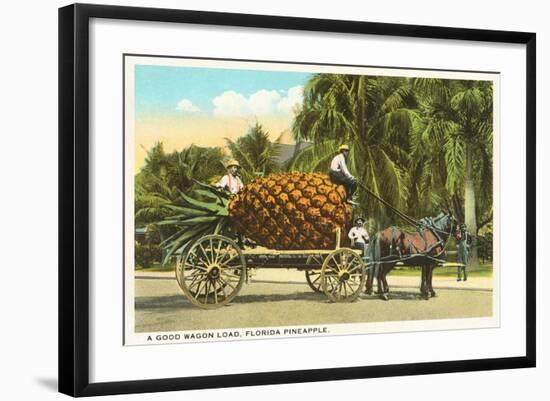 Giant Pineapple on Wagon, Florida-null-Framed Art Print