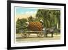 Giant Pineapple on Wagon, Florida-null-Framed Art Print