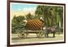 Giant Pineapple on Wagon, Florida-null-Framed Art Print