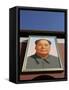 Giant Portrait of Mao Tzedong on the Heavenly Gate to the Forbidden City, Beijing, China-Angelo Cavalli-Framed Stretched Canvas