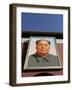 Giant Portrait of Mao Tzedong on the Heavenly Gate to the Forbidden City, Beijing, China-Angelo Cavalli-Framed Photographic Print