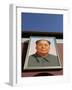 Giant Portrait of Mao Tzedong on the Heavenly Gate to the Forbidden City, Beijing, China-Angelo Cavalli-Framed Photographic Print