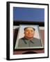 Giant Portrait of Mao Tzedong on the Heavenly Gate to the Forbidden City, Beijing, China-Angelo Cavalli-Framed Photographic Print