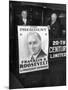 Giant Poster of New York Governor Franklin Roosevelt, Candidate for Democratic Pres Nomination-null-Mounted Photo