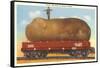 Giant Potato on Rail Car, Maine-null-Framed Stretched Canvas