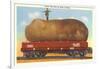 Giant Potato on Rail Car, Maine-null-Framed Art Print